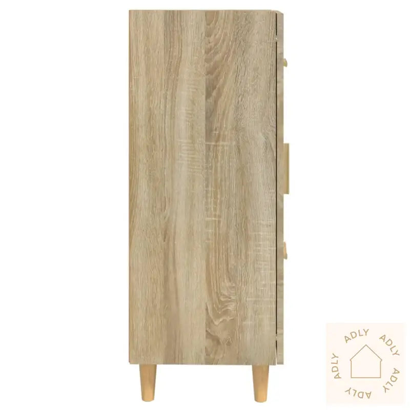 Skjenk Sonoma Eik 69,5X34X90 Cm Konstruert Tre