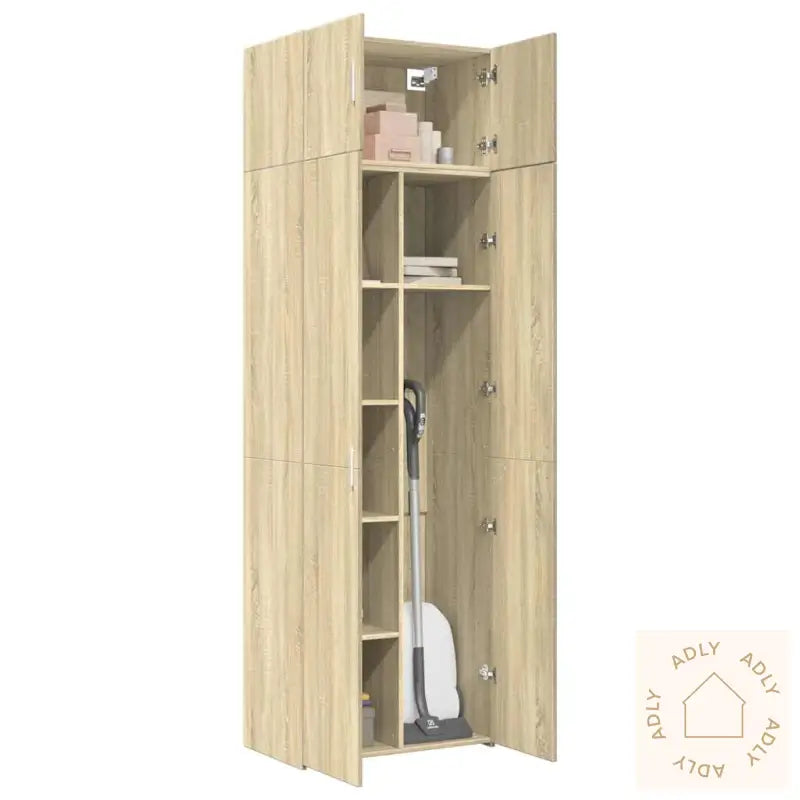 Oppbevaringsskap Sonoma Eik 70X42,5X225 Cm Konstruert Tre