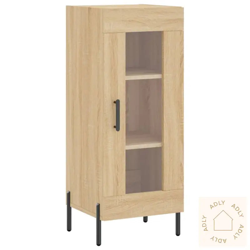 Skjenk Sonoma Eik 34,5X34X90 Cm Konstruert Tre