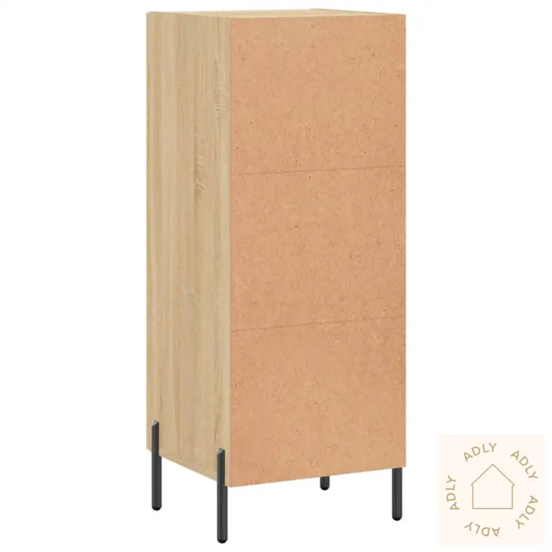 Skjenk Sonoma Eik 34,5X34X90 Cm Konstruert Tre