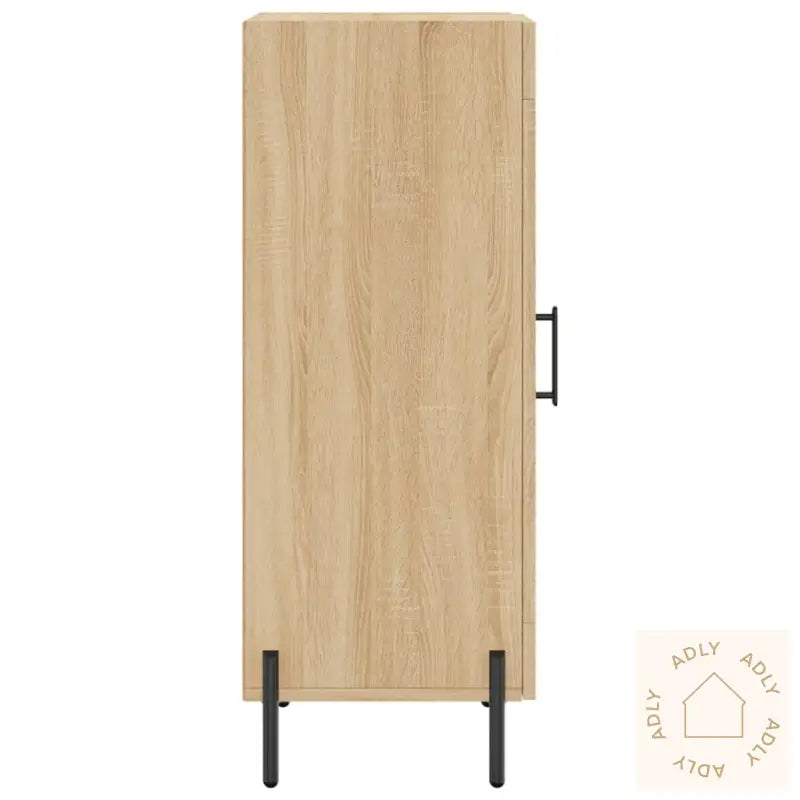 Skjenk Sonoma Eik 34,5X34X90 Cm Konstruert Tre
