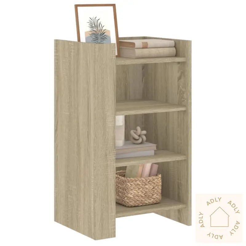 Skjenk Sonoma Eik 45X35X75 Cm Konstruert Tre