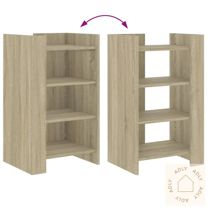 Skjenk Sonoma Eik 45X35X75 Cm Konstruert Tre