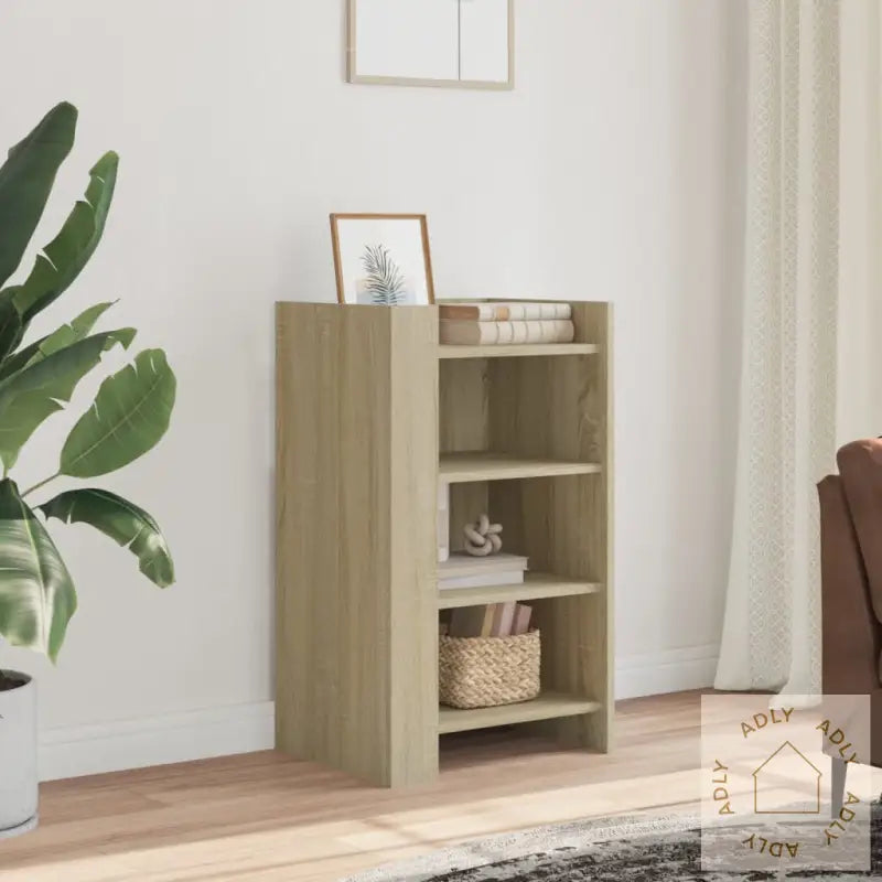 Skjenk Sonoma Eik 45X35X75 Cm Konstruert Tre