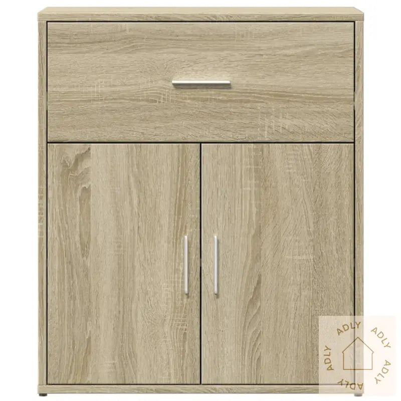 Skjenk Sonoma Eik 60X31X70 Cm Konstruert Tre