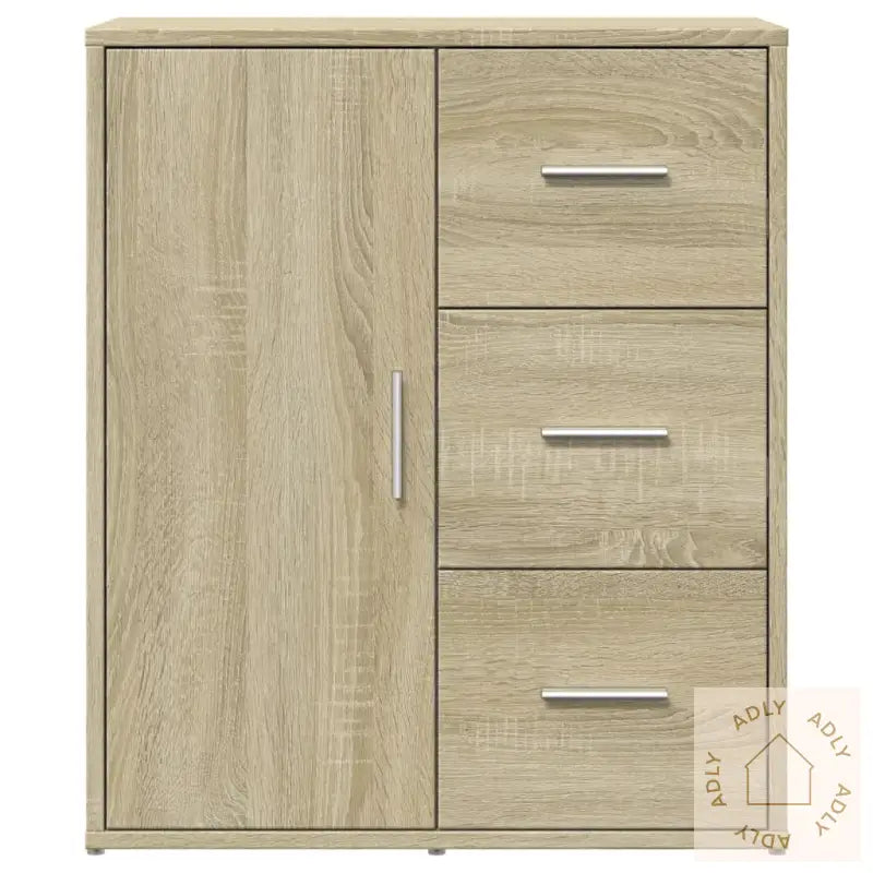 Skjenk Sonoma Eik 60X31X70 Cm Konstruert Tre