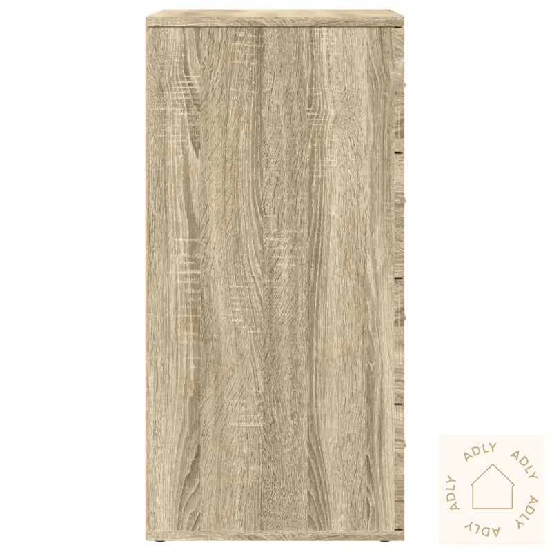 Skjenk Sonoma Eik 60X39X80 Cm Konstruert Tre