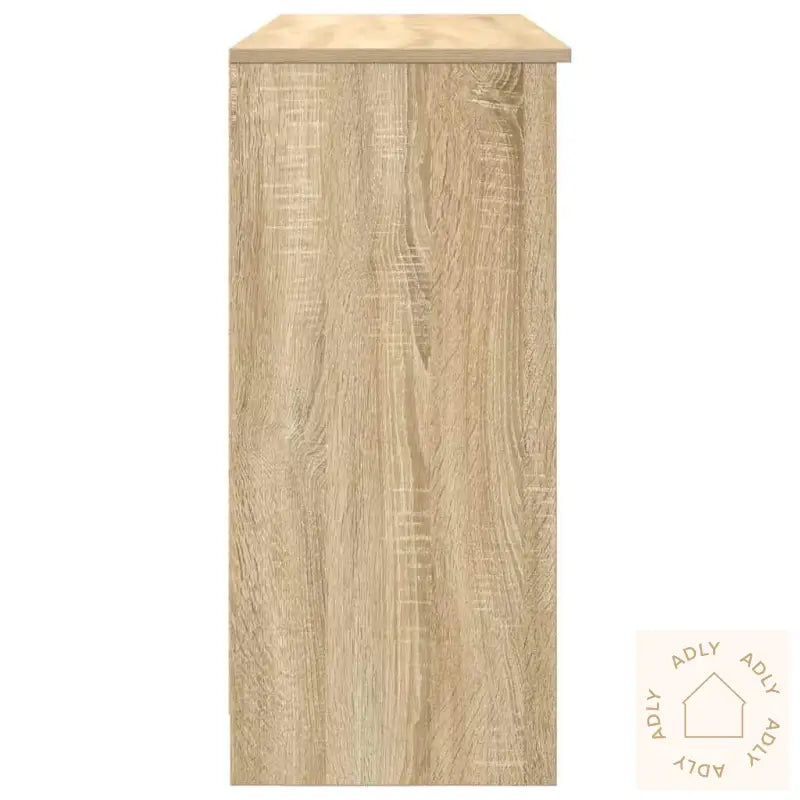 Skjenk Med Skuff Sonoma Eik 101X35X76 Cm Konstruert Tre