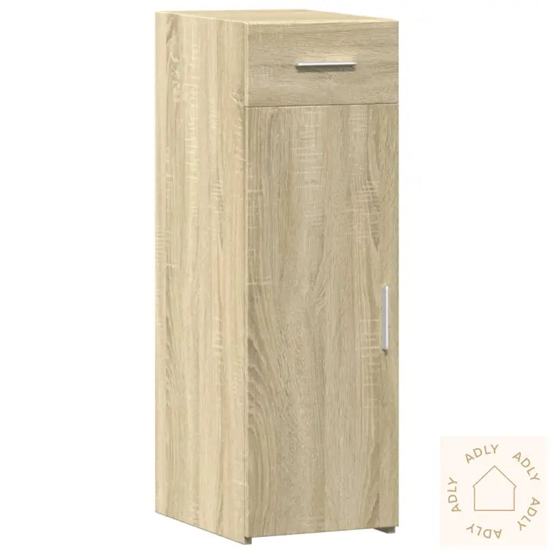Skjenk Sonoma Eik 30X42,5X93 Cm Konstruert Tre