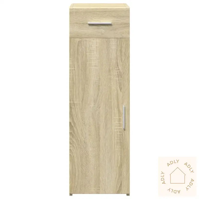 Skjenk Sonoma Eik 30X42,5X93 Cm Konstruert Tre
