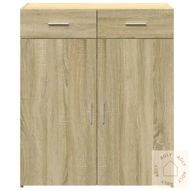 Skjenk Sonoma Eik 80X42,5X93 Cm Konstruert Tre