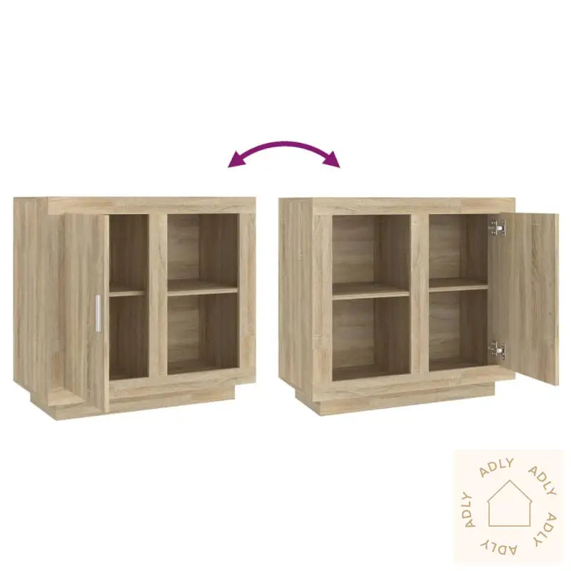 Skjenk Sonoma Eik 80X40X75 Cm