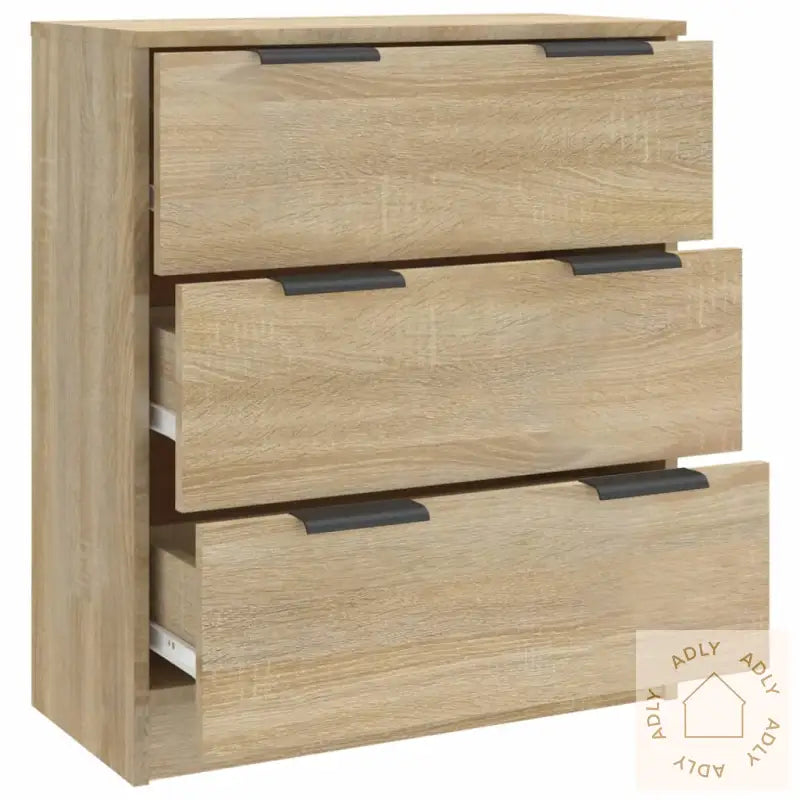 Skjenk Sonoma Eik 60X30X70 Cm Konstruert Tre