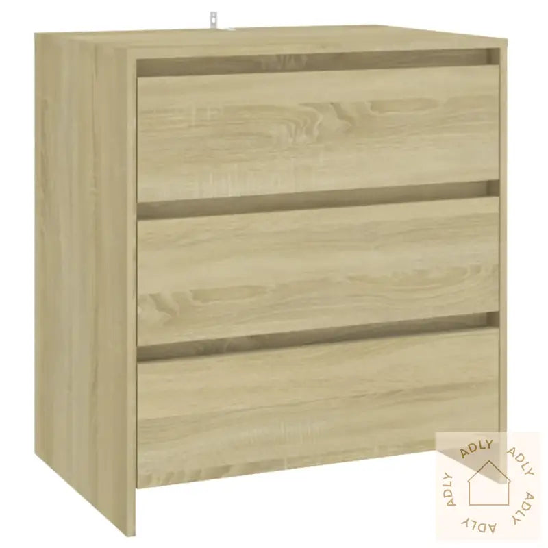 Skjenk Sonoma Eik 70X41X75 Cm Konstruert Tre