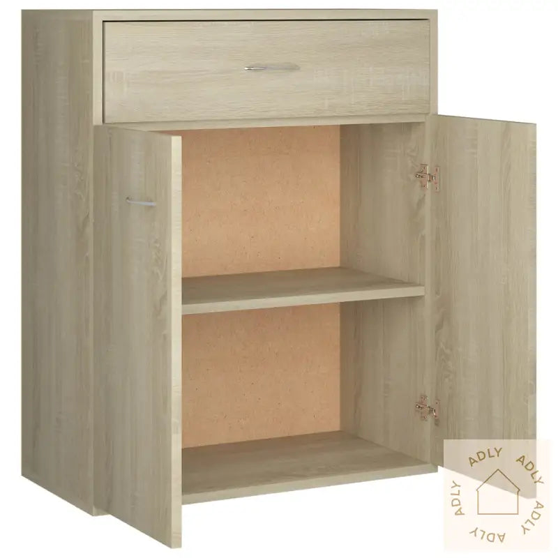 Skjenk Sonoma Eik 60X30X75 Cm Konstruert Tre