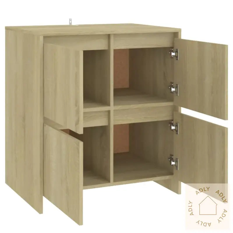 Skjenk Sonoma Eik 70X41X75 Cm Konstruert Tre