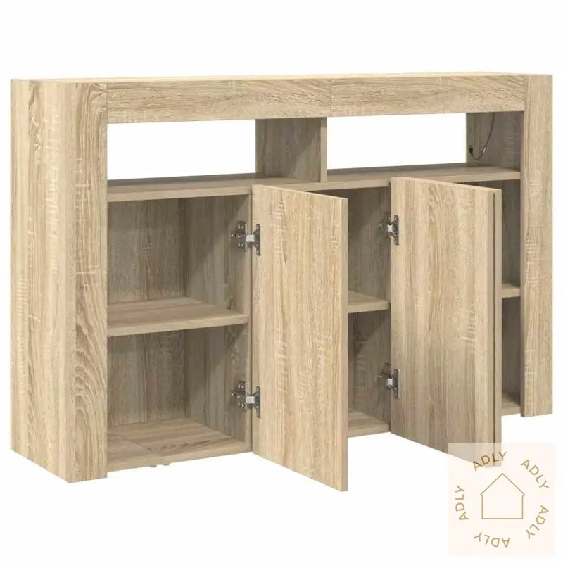 Skap Sonoma Eik Konstruert Tre 116 X 30 X 75 Cm Skap