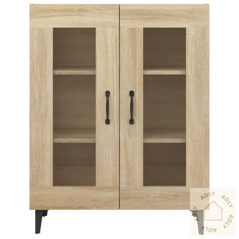 Skjenk Sonoma Eik 69,5X34X90 Cm Konstruert Tre