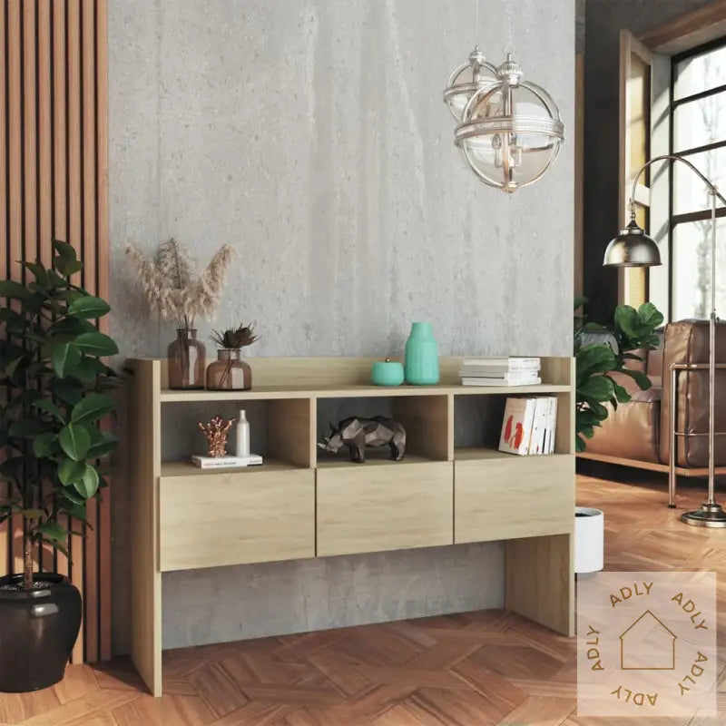 Skjenk Sonoma Eik 105X30X70 Cm Konstruert Tre