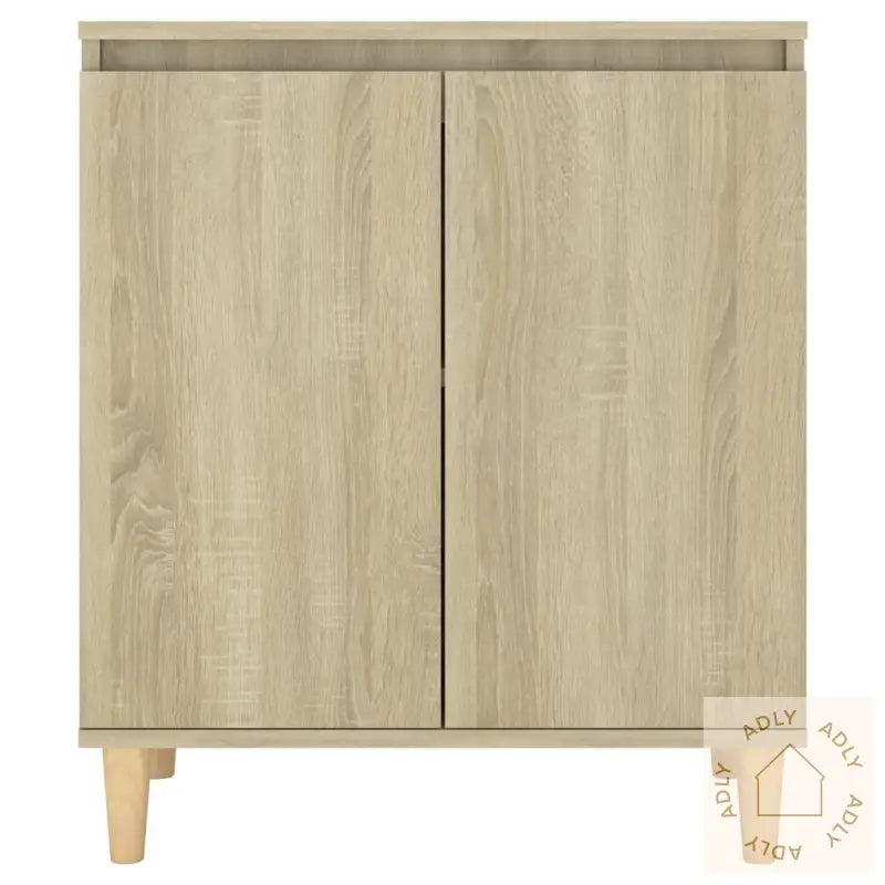 Skjenk Med Ben I Heltre Sonoma Eik 60X35X70 Cm Konstruert Tre