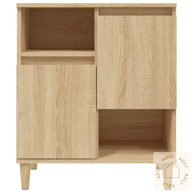 Skjenker 2 Stk Sonoma Eik 60X35X70 Cm Konstruert Tre