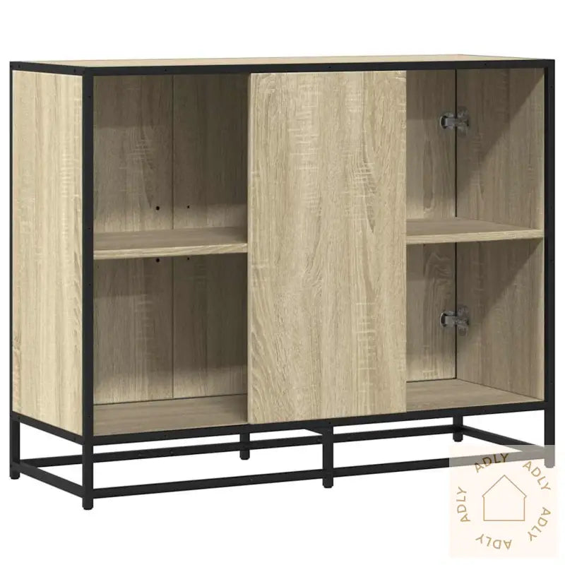 Skjenk Sonoma Eik 94X35X76 Cm Konstruert Tre