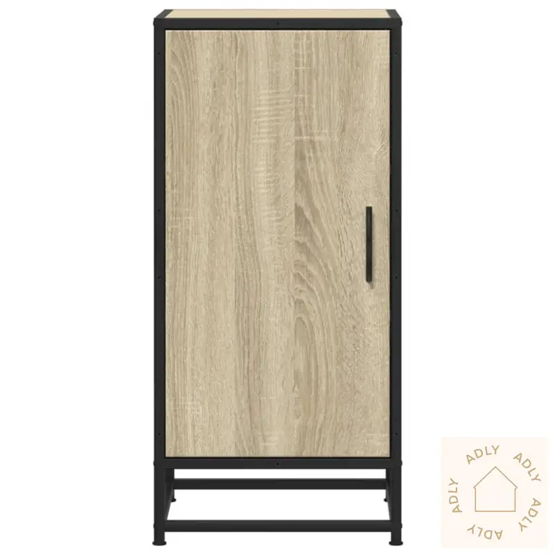 Skjenk Sonoma Eik 35,5X35X76 Cm Konstruert Tre Og Metall