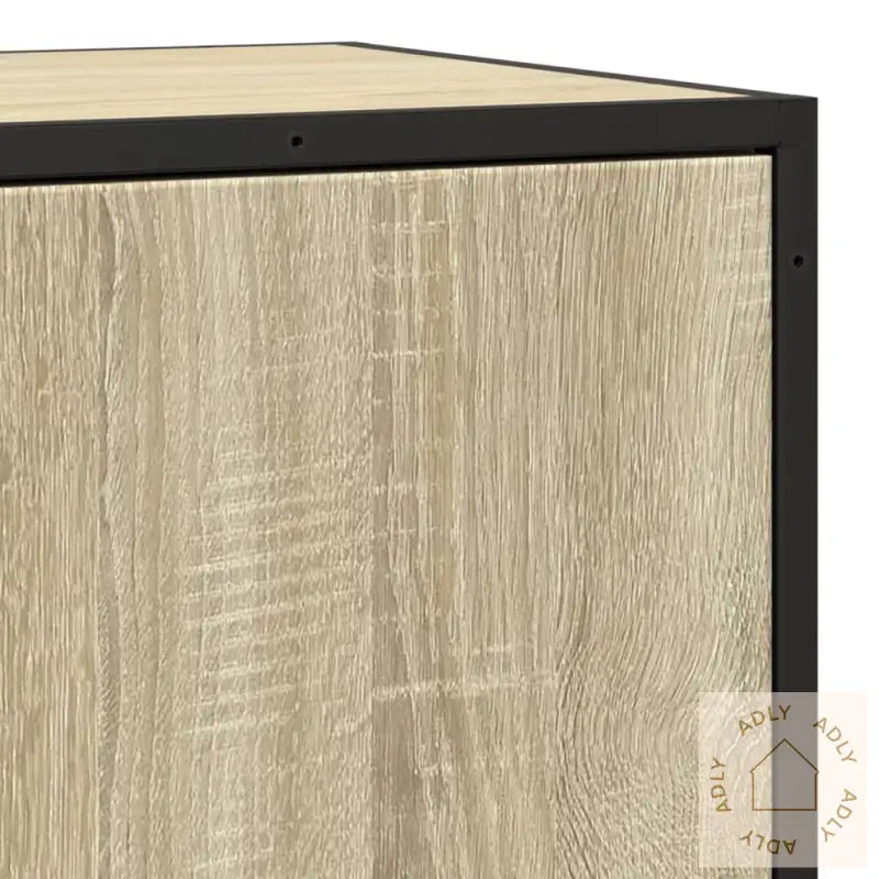 Skjenk Sonoma Eik 35,5X35X76 Cm Konstruert Tre Og Metall