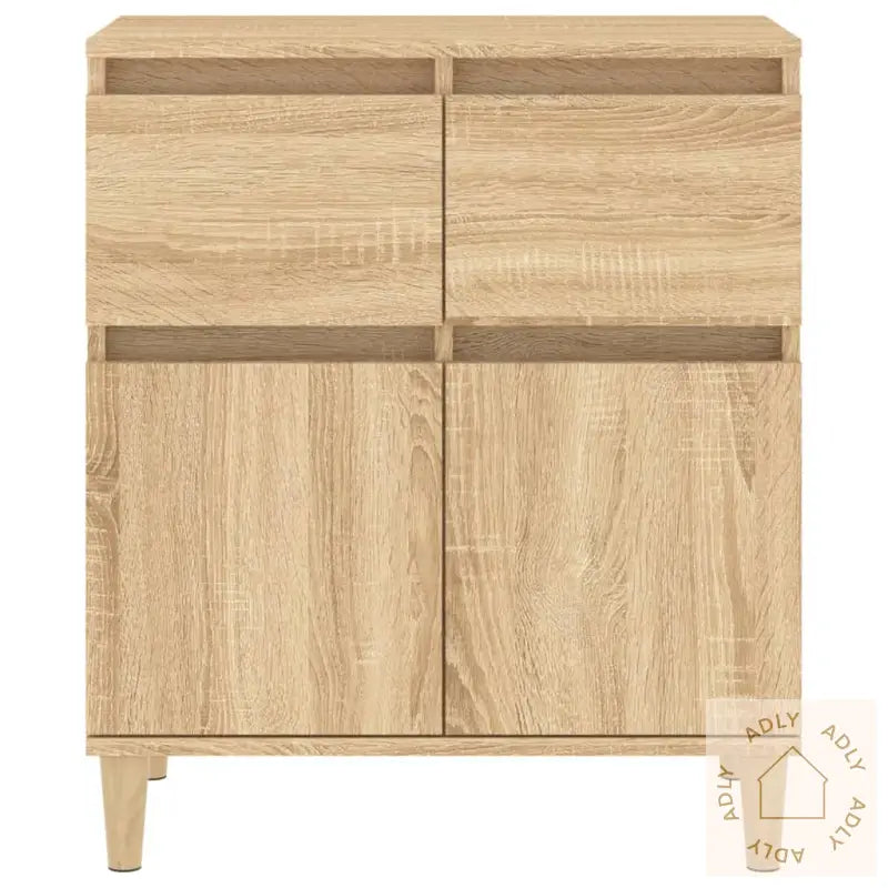 Skjenk Sonoma Eik 60X35X70 Cm Konstruert Tre