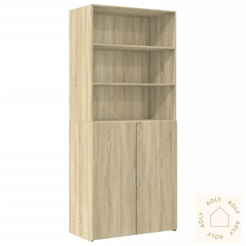 Oppbevaringsskap Sonoma Eik 80X42,5X225 Cm Konstruert Tre