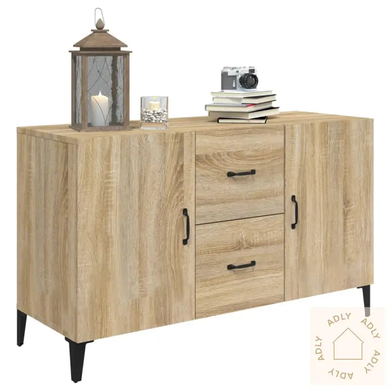 Skjenk Sonoma Eik 100X36X60 Cm Konstruert Tre