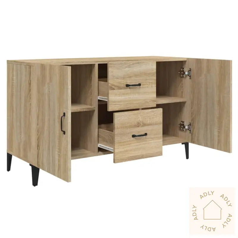 Skjenk Sonoma Eik 100X36X60 Cm Konstruert Tre
