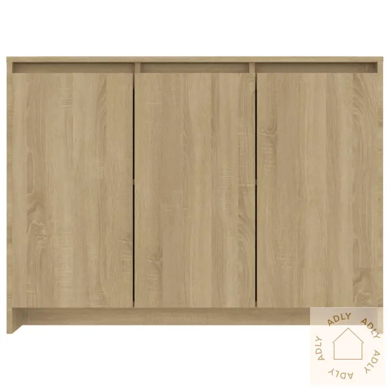 Skjenk Sonoma Eik 102X33X75 Cm Konstruert Tre