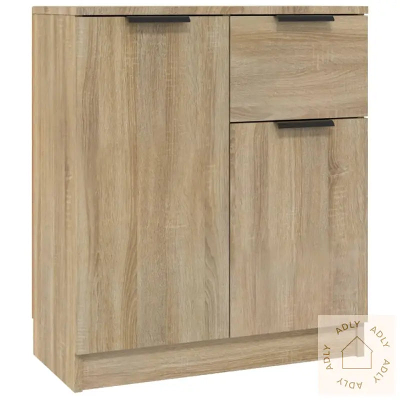 Skjenker 2 Stk Sonoma Eik 60X30X70 Cm Konstruert Tre