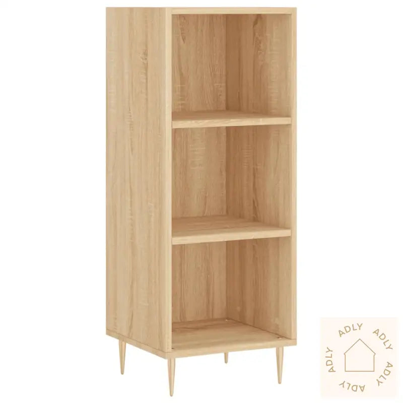 Skjenk Sonoma Eik 34,5X32,5X90 Cm Konstruert Tre