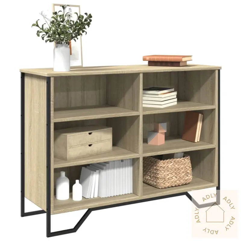 Skjenk Sonoma Eik 101X35,5X74,5 Cm Konstruert Tre