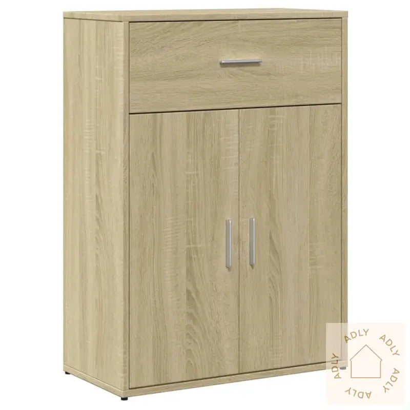 Skjenk Sonoma Eik 60X30X84 Cm Konstruert Tre