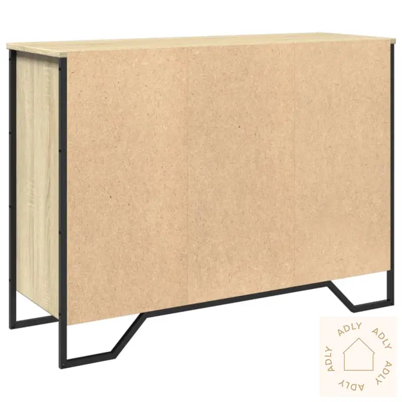 Skjenk Sonoma Eik 101X35,5X74,5 Cm Konstruert Tre