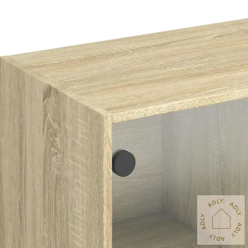 Skjenk Sonoma Eik 102X37X75,5 Cm Konstruert Tre