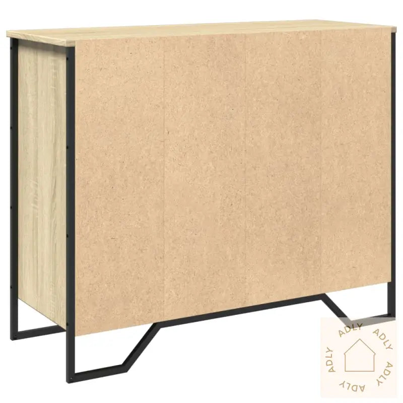 Skjenk Sonoma Eik 91X35,5X74,5 Cm Konstruert Tre