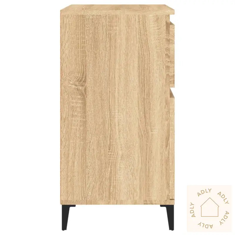 Skjenk Sonoma Eik 60X35X70 Cm Konstruert Tre