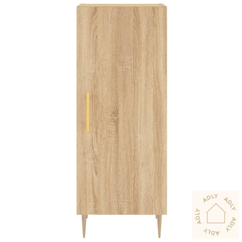 Skjenk Sonoma Eik 34,5X34X90 Cm Konstruert Tre