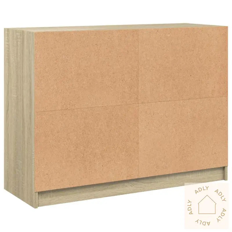Skjenk Sonoma Eik 102X37X75,5 Cm Konstruert Tre