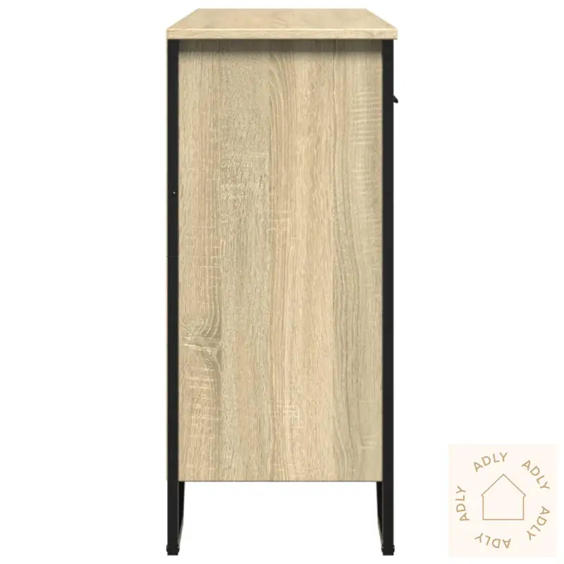 Skjenk Sonoma Eik 97X32,5X74,5 Cm Konstruert Tre
