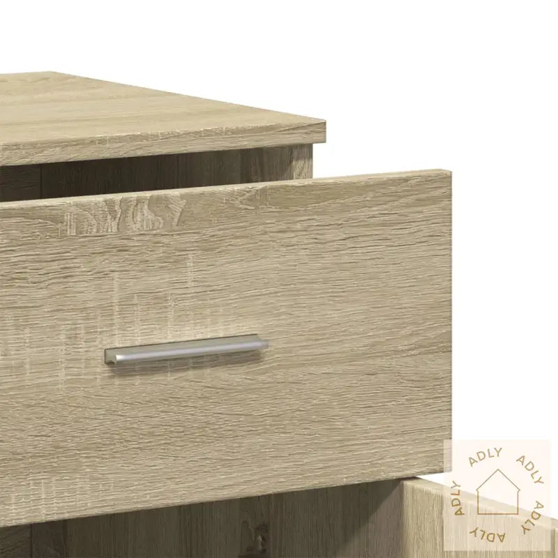 Skjenk Sonoma Eik 79X38X80 Cm Konstruert Tre