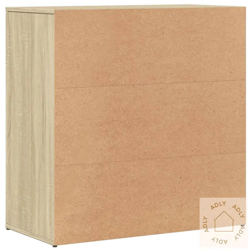 Skjenk Sonoma Eik 79X38X80 Cm Konstruert Tre