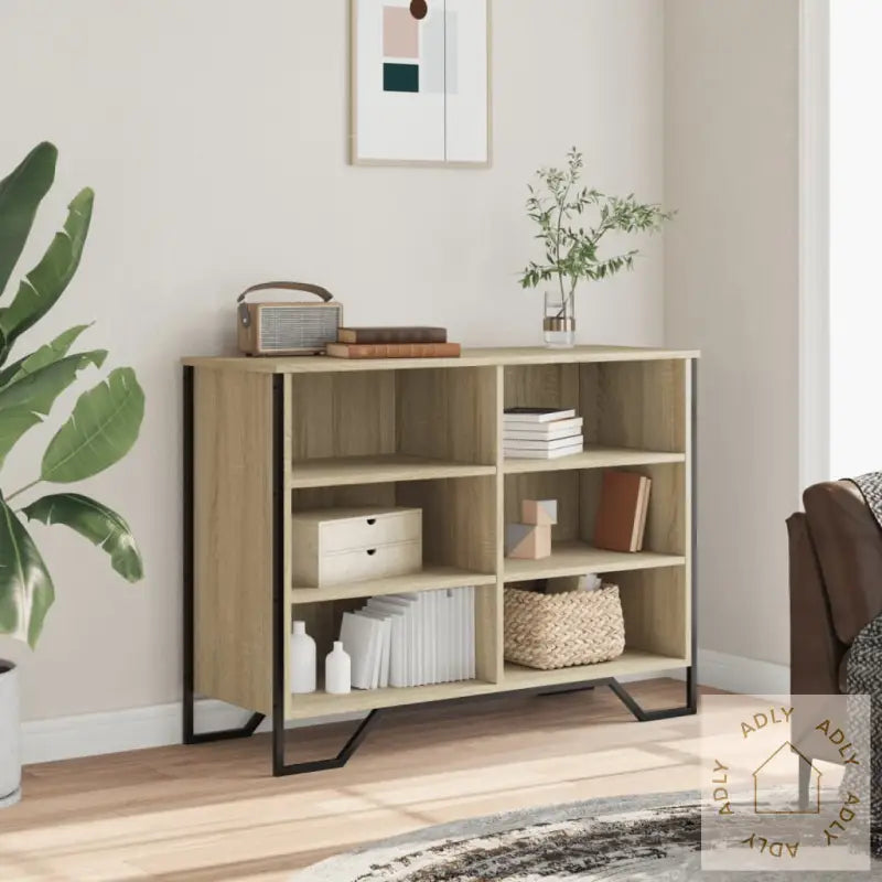 Skjenk Sonoma Eik 101X35,5X74,5 Cm Konstruert Tre