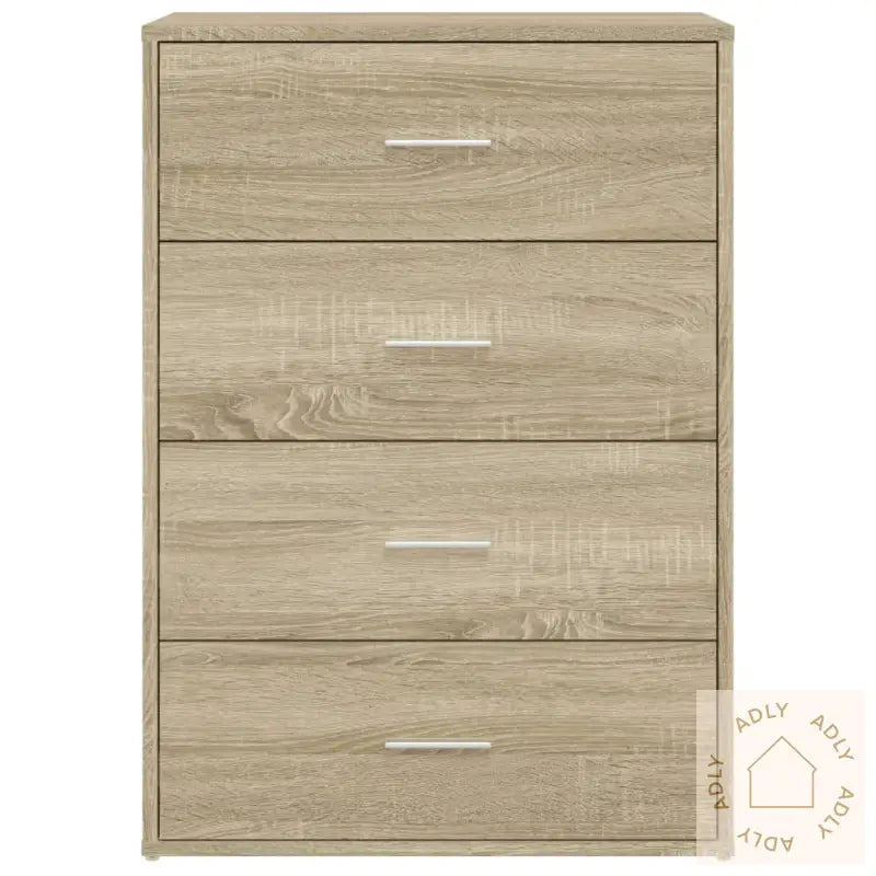 Skjenk Sonoma Eik 60X31X84 Cm Konstruert Tre