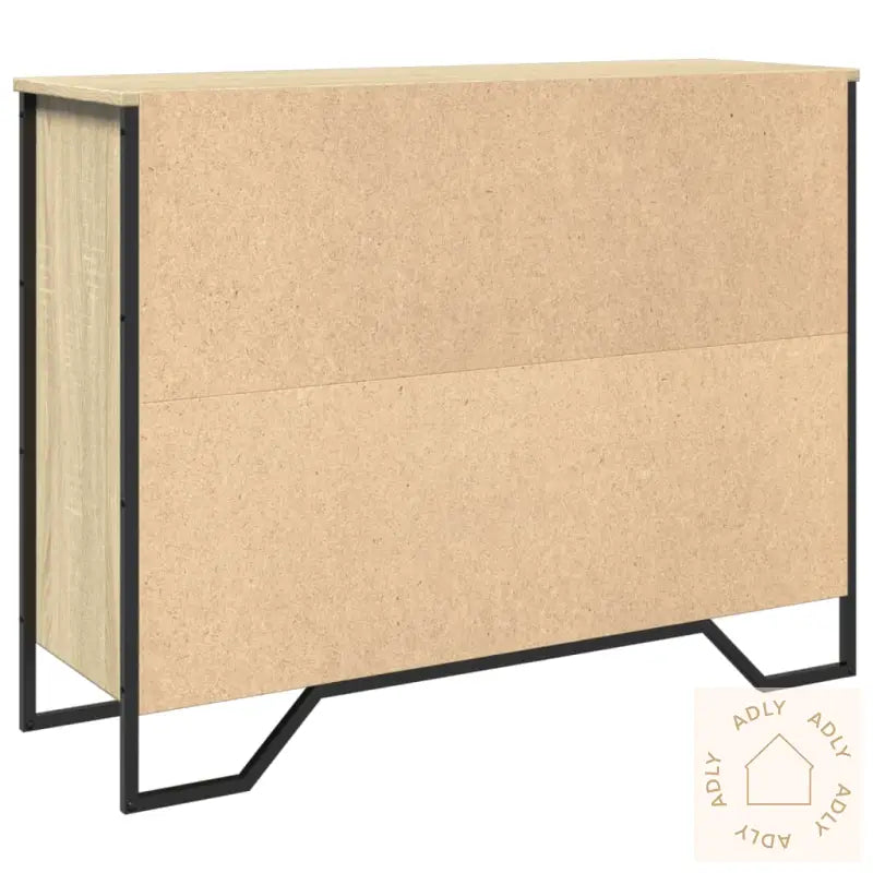 Skjenk Sonoma Eik 97X32,5X74,5 Cm Konstruert Tre