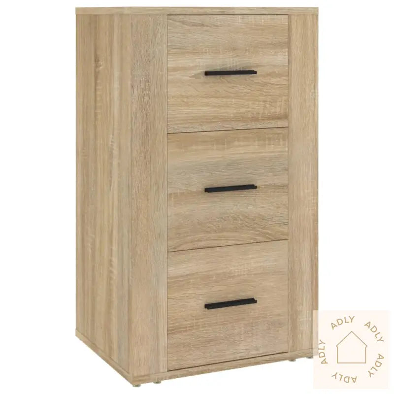 Skjenk Sonoma Eik 40X33X70 Cm Konstruert Tre